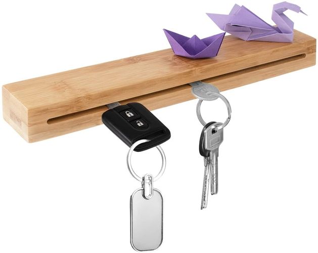 Kitchen Key Rack High-quality wooden key ring with storage